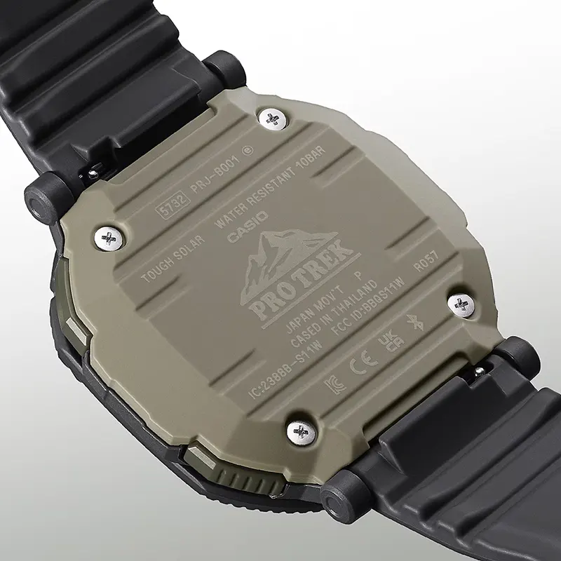 Casio Pro Trek Tough Solar Bluetooth Black Men's Watch- PRJ-B001-1